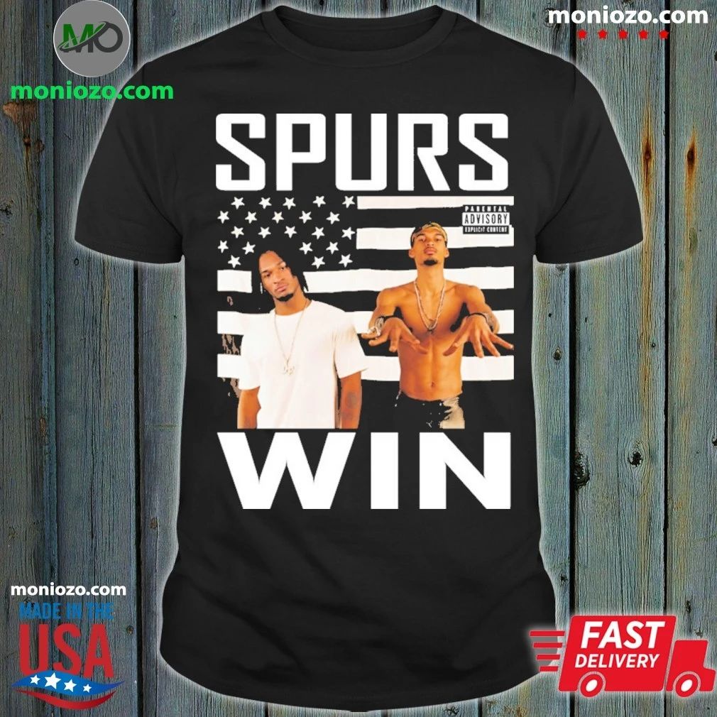 Victor Wembanyama and Stephon Castle Spurs Win-Outkast -Stankonia Inspired T-Shirt