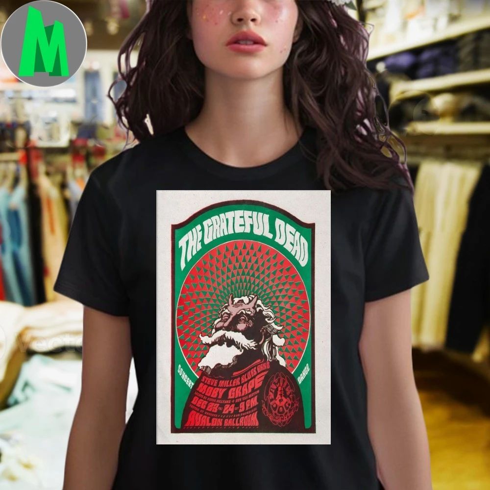 Original The Grateful Dead Dec 23-24 2025 Avalon Ballroom In San Francisco CA Poster Shirt