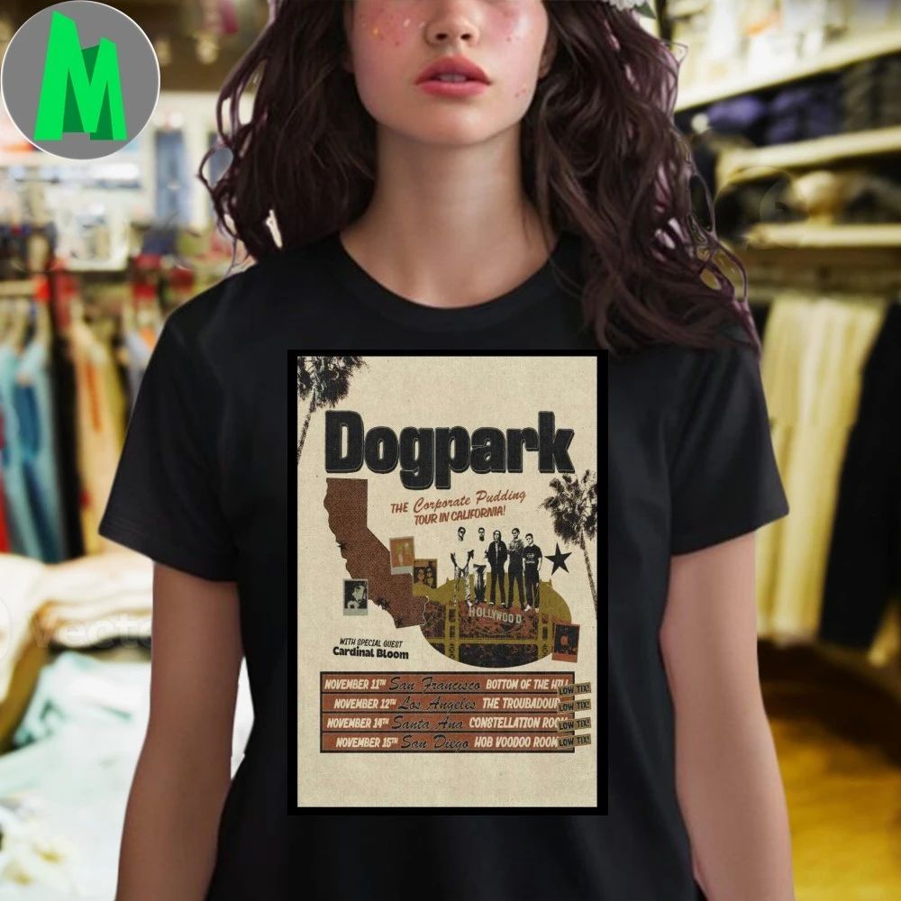 Dogpark November Shows 2025 Poster Shirt