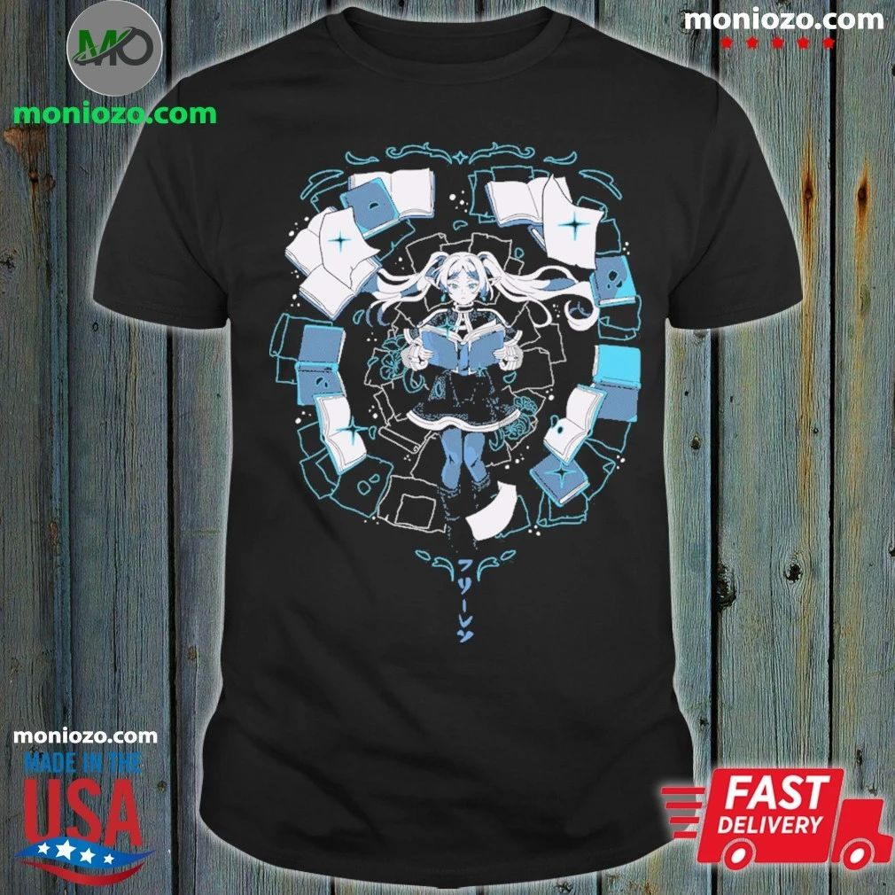 Original Sousou no Frieren Books and flowers Shirt