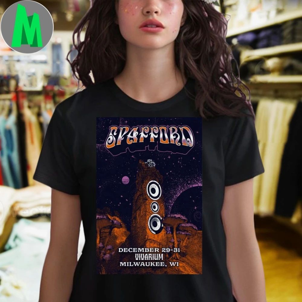 Spafford Poster NYE 2025 Shows In Milwaukee Shirt