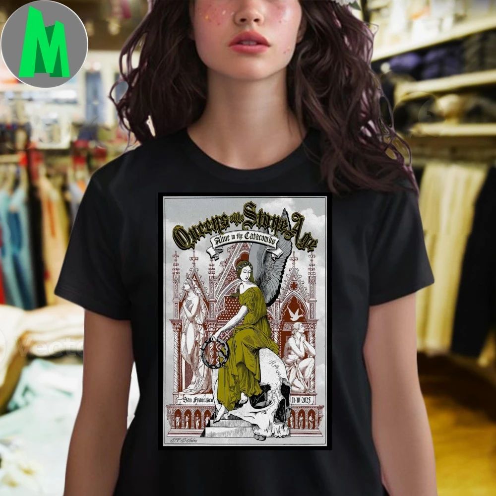 QOTSA Nov 10 2025 San Francisco CA Concert Poster Shirt