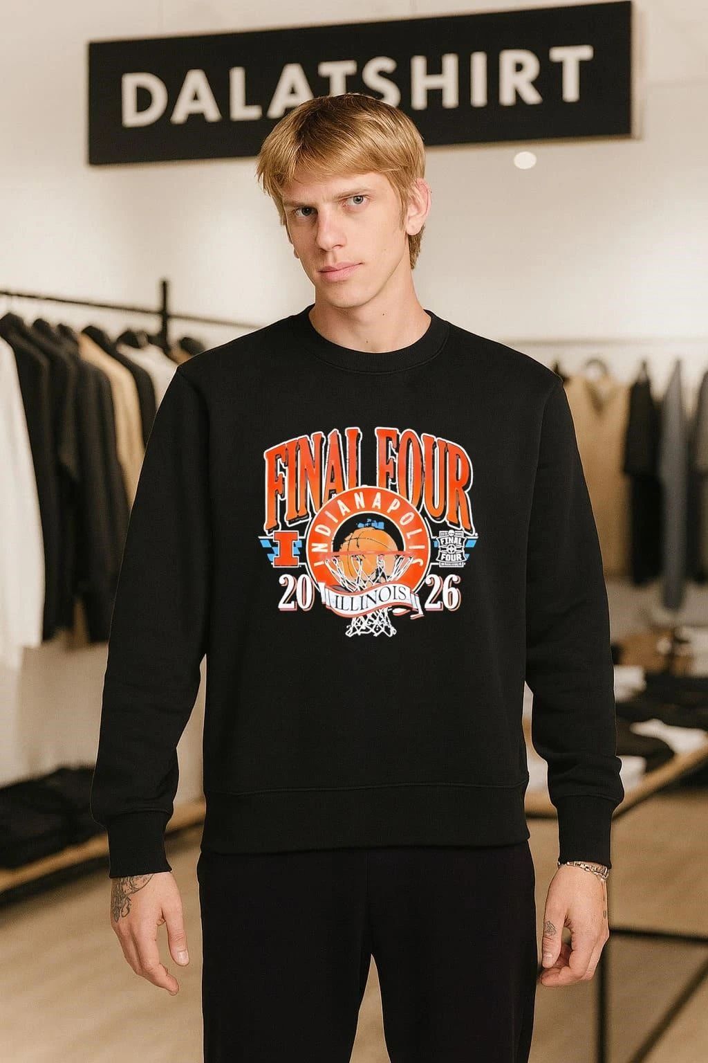 Illinois basketball final four indy vintage shirt