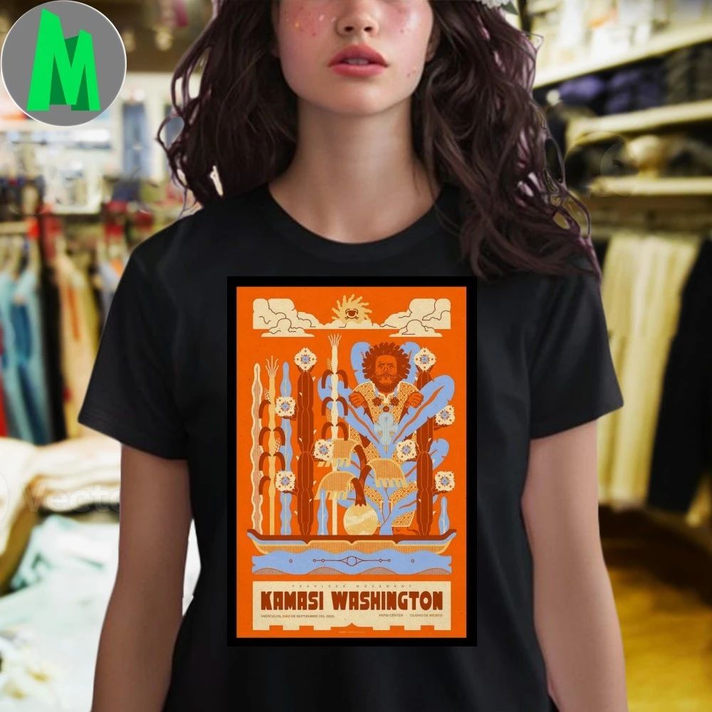 Kamasi Washington Sept 10, 2025 Pepsi Center WTC, Mexico City, Mexico Poster Shirt