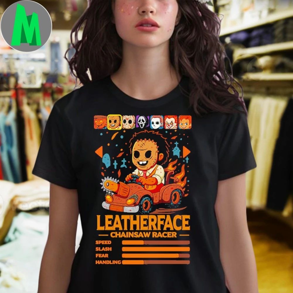 The Texas Chain Saw Massacre Leatherface Chainsaw Racer Shirt