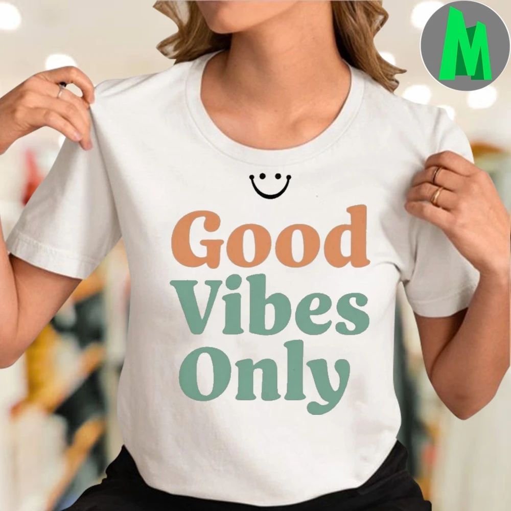 Good vibes only Retro Aesthetic Shirt