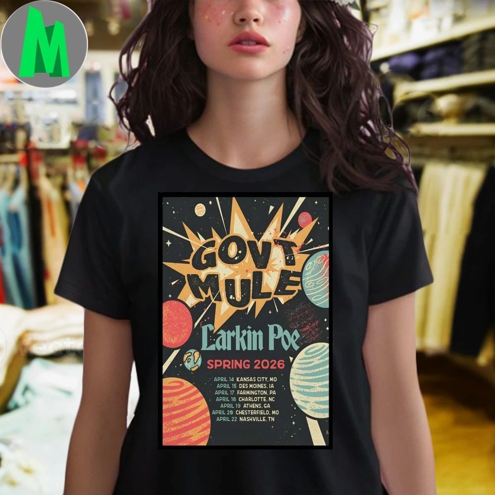 Original Gov’t Mule Spring Tour 2026 Poster Shirt