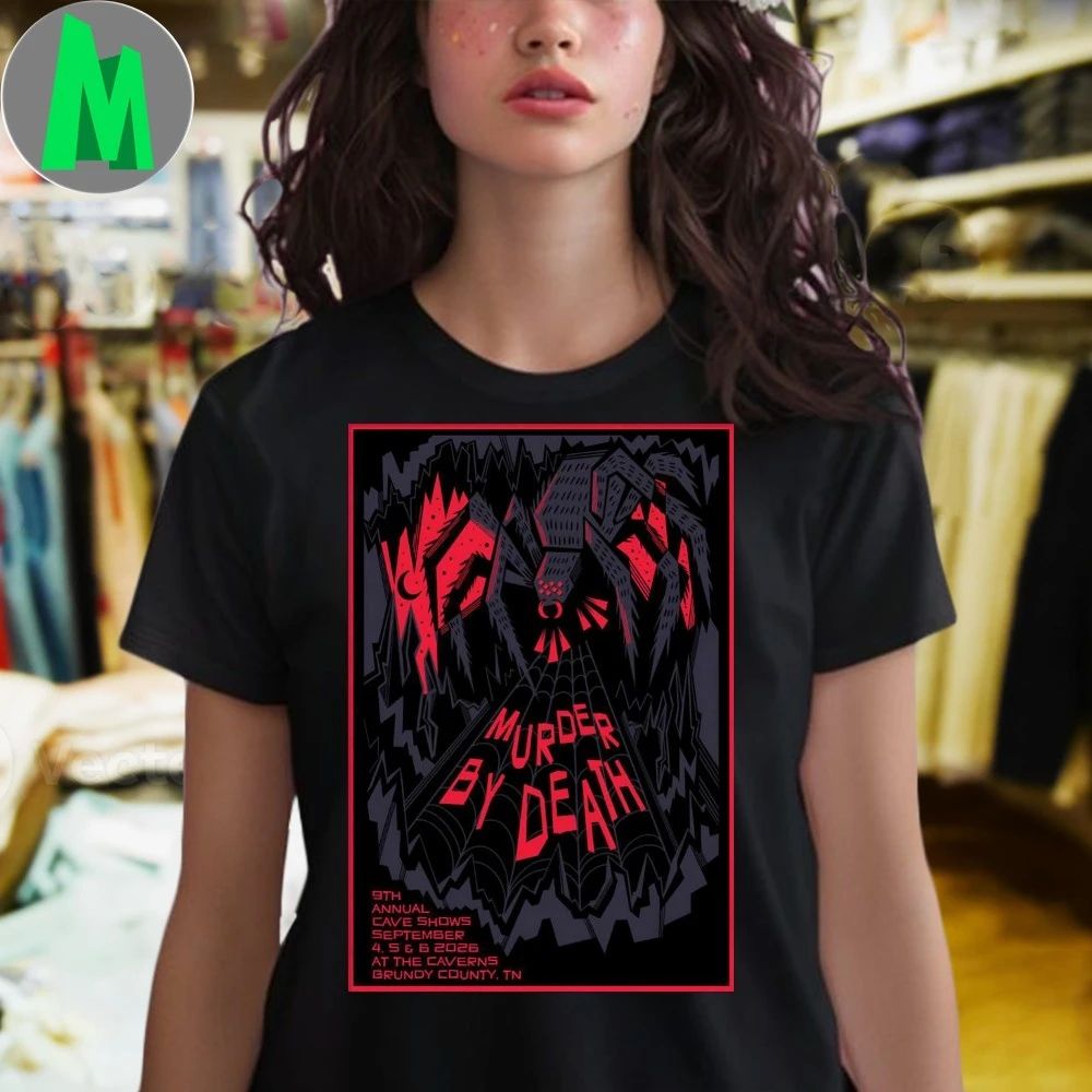 Murder By Death The Caverns Grundy County Tn Sept 4-6 2026 Poster Shirt
