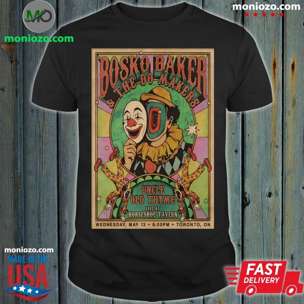 Bosko Baker And Uncle Old Thyme Event Toronto ON On May 13 2026 Poster T-shirt
