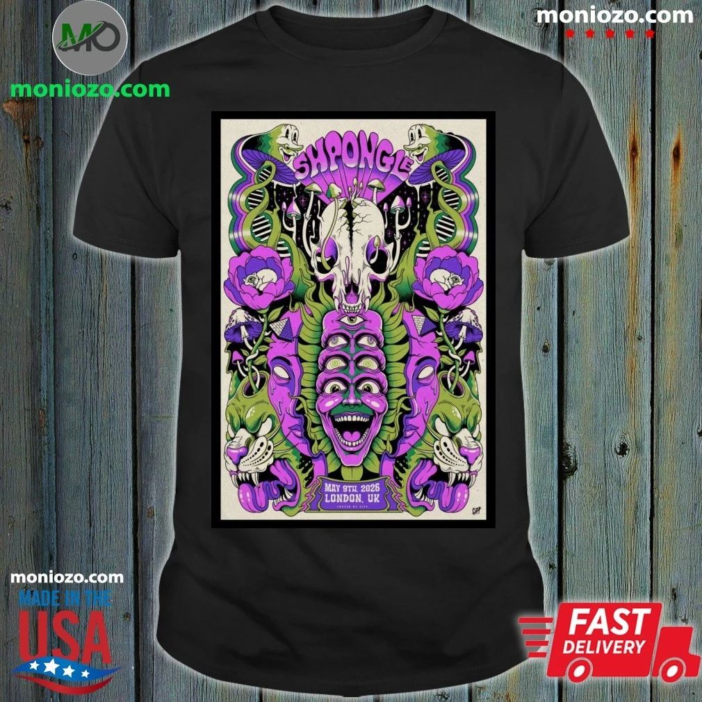 Original Shpongle London Troxy, 09 May 2026 Poster Shirt
