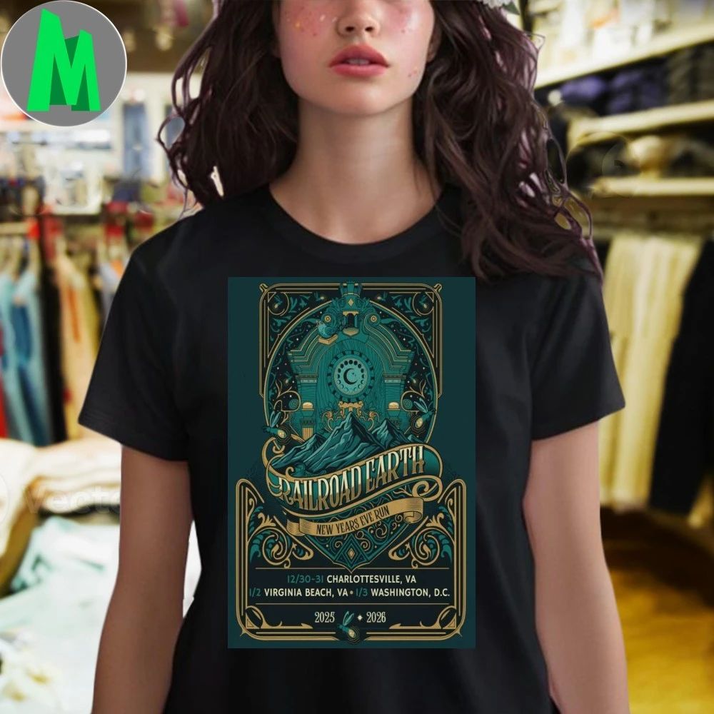 Poster Railroad Earth Tour 2026 New Shirt