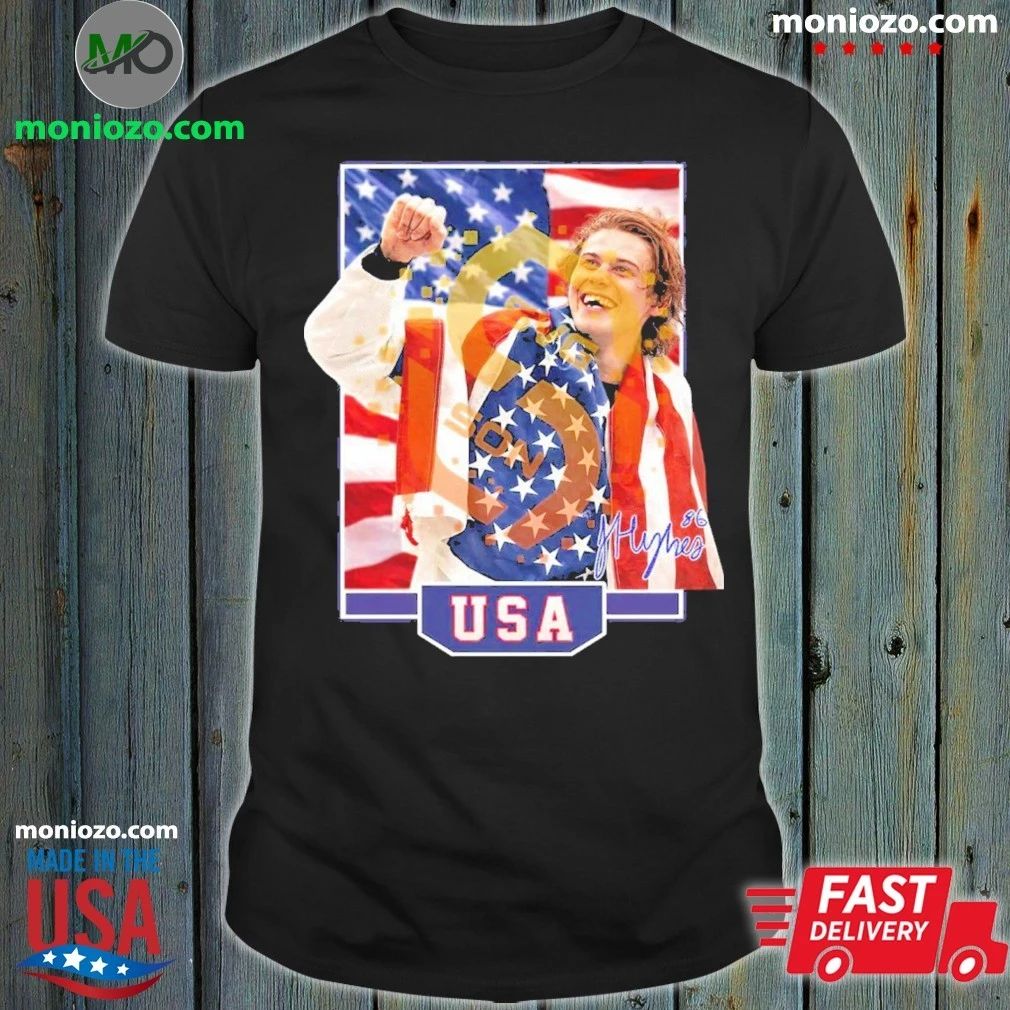 Jack Hughes USA Hockey Shirt