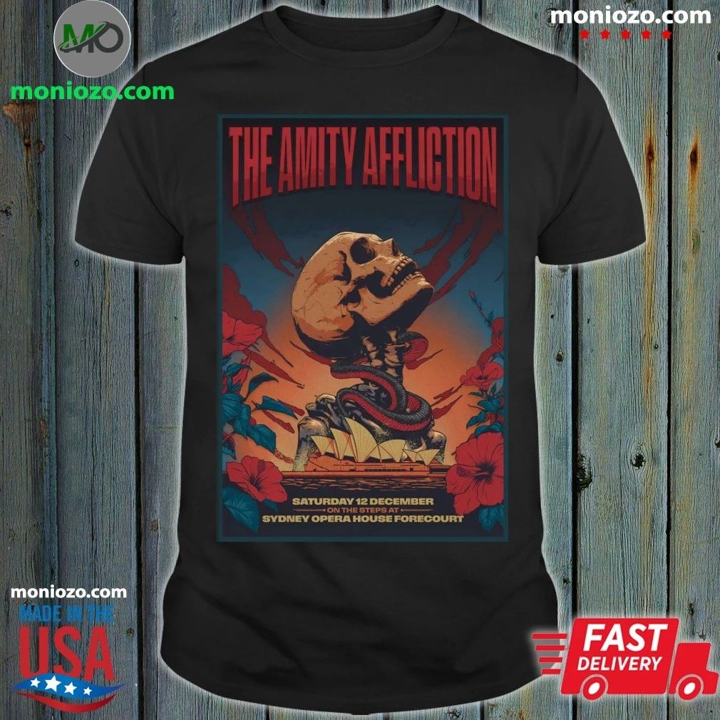 The Amity Affliction In Sydney AUS On Dec 12 2026 Poster T-Shirt