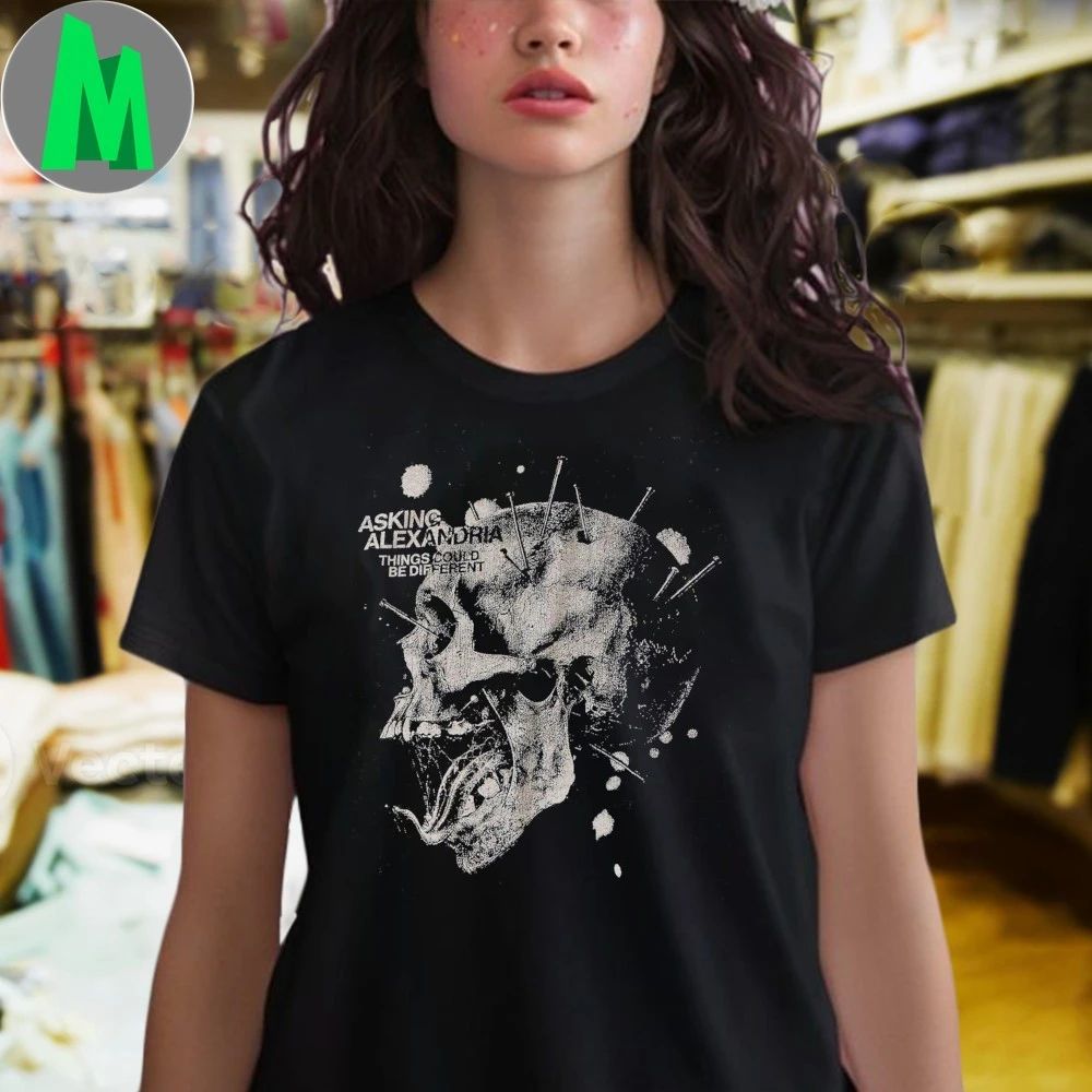 Asking Alexandria Things Could Be Different Skull Shirt