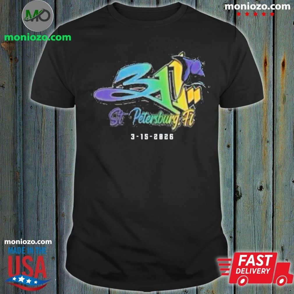 311 Black March 15 2026 ST. Petersburg Shirt