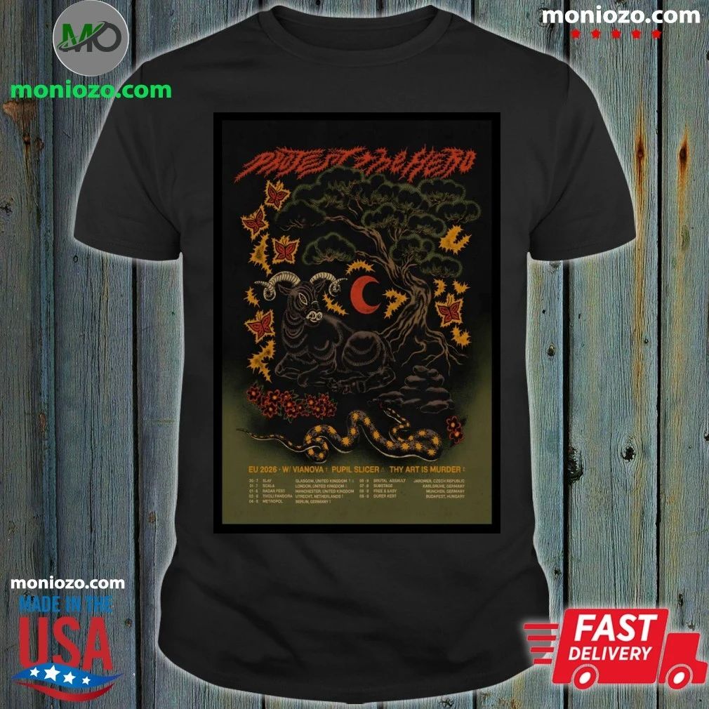 Original Protest The Hero Tour Europa 2026 Poster Shirt
