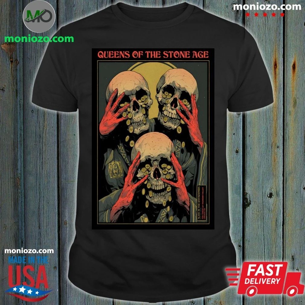 Original QOTSA The Catacombs Tour In Lincoln CA On May 1 2026 Poster Shirt