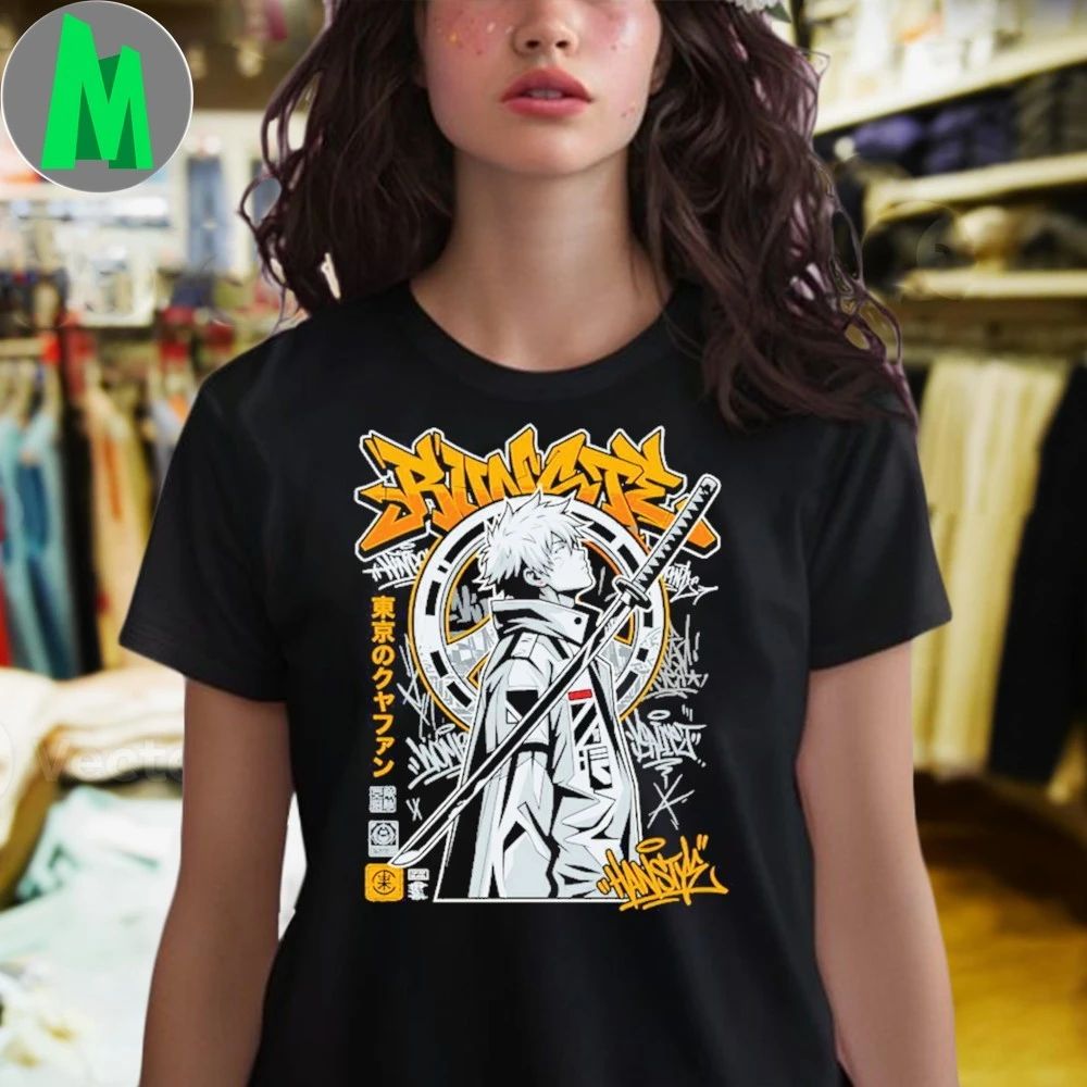 Tokyo Cyber Samurai Futuristic Shirt