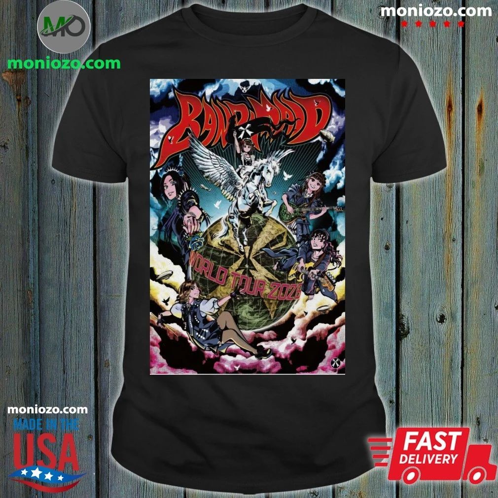 Band-Maid World Tour 2026 Poster Shirt – Best Gift for Music Fans