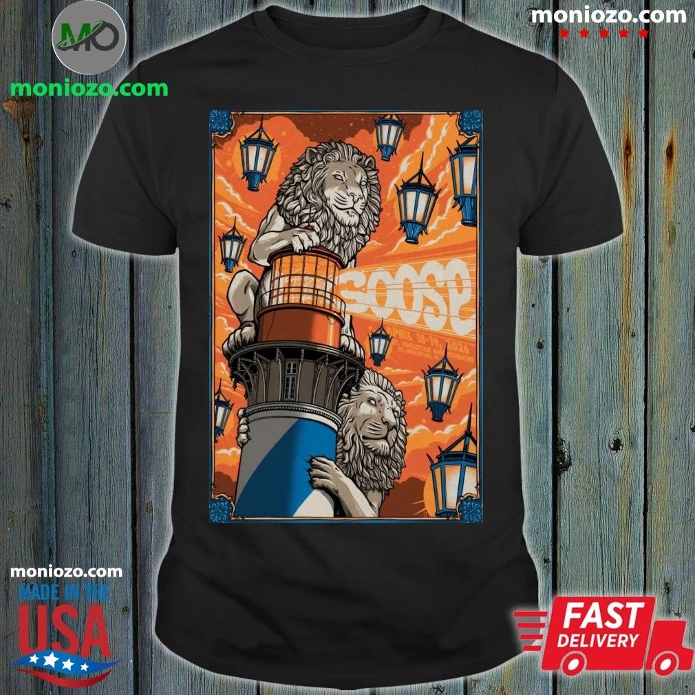 Goose April 18-19, 2026 St. Augustine Amphitheatre, St. Augustine, FL Poster Shirt