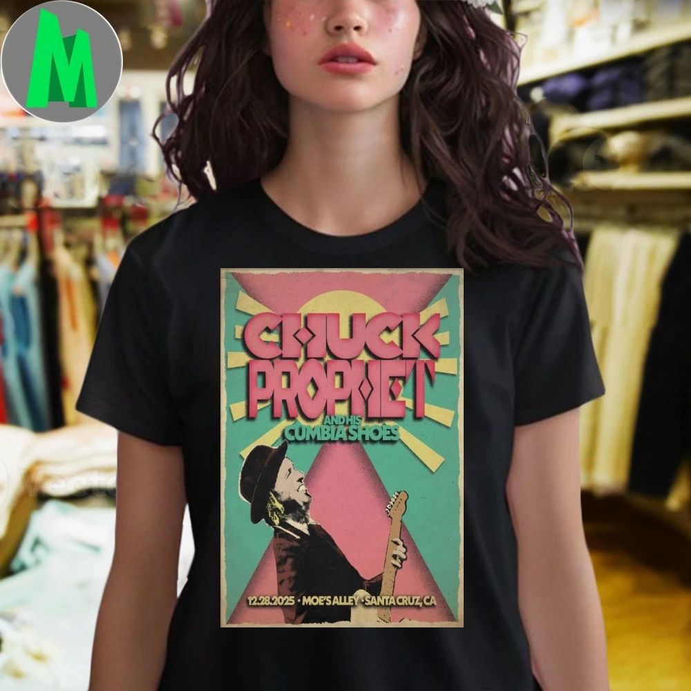 Chuck Prophet 12.28.2025 Santa Cruz CA Poster Shirt