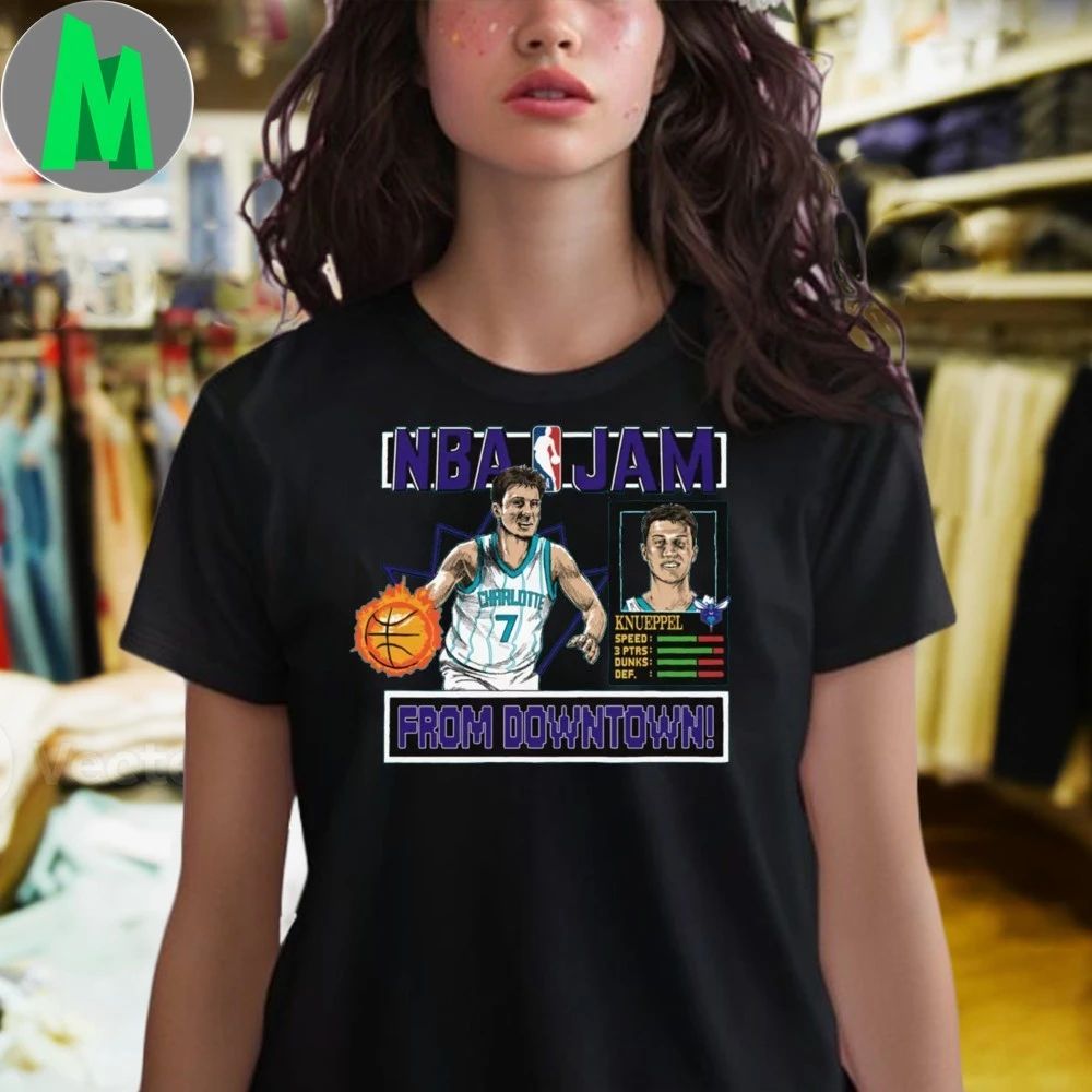 Charlotte Hornets Kon Knueppel #7 NBA Jam Shirt