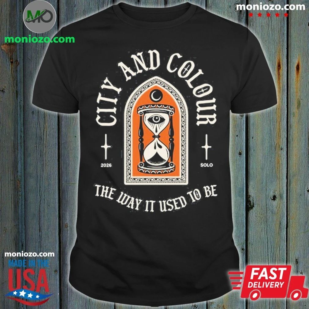 City And Colour The Way It Used To Be Solo 2026 Tour Shirt