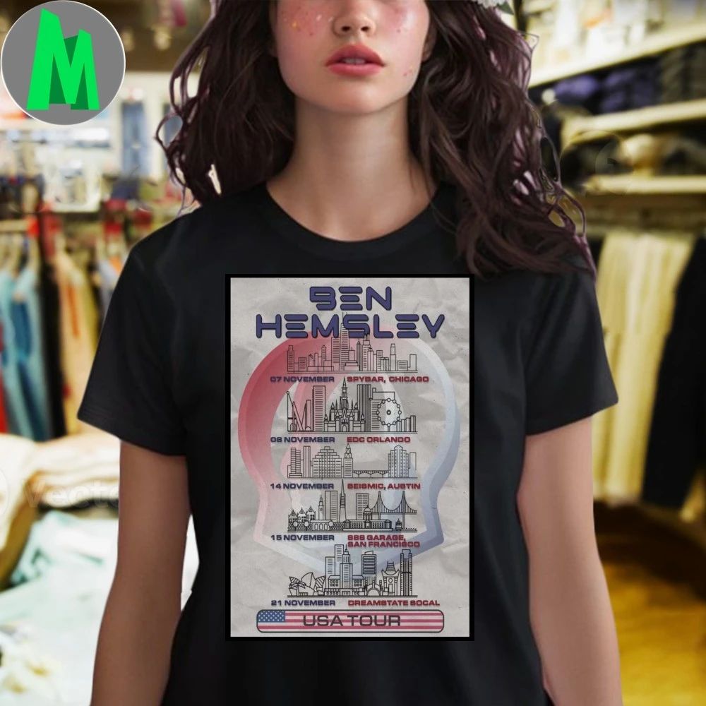 Ben Hemsley American Tour Poster 2025 Shirt