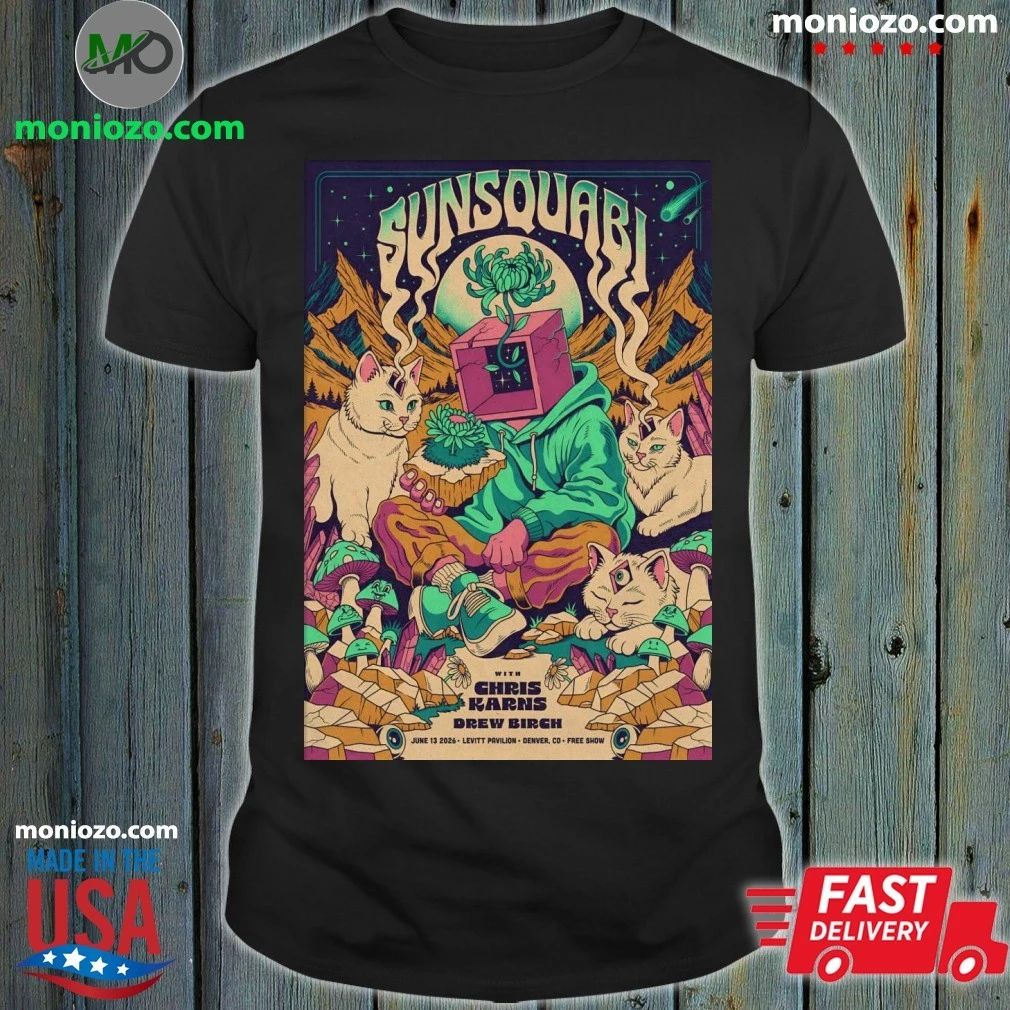 Sunsquabi Denver CO On June 13 2026 Poster Shirt