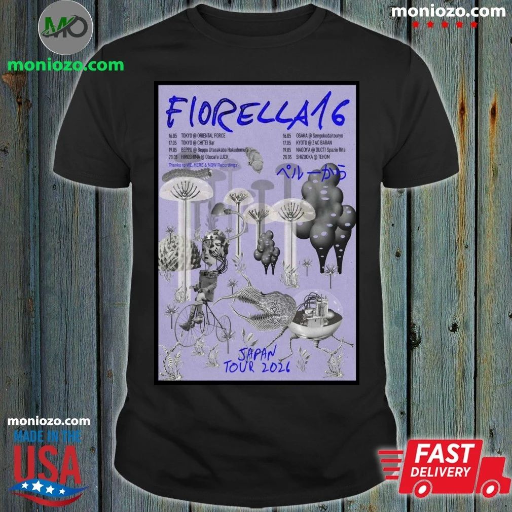 Original Fiorella 16 2026 Japan Tour Poster Shirt