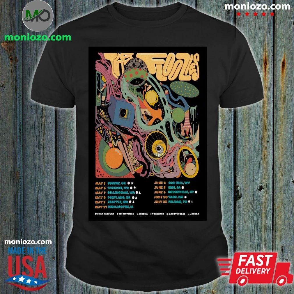 Original The Floozies Summer Tour 2026 Poster T-Shirt