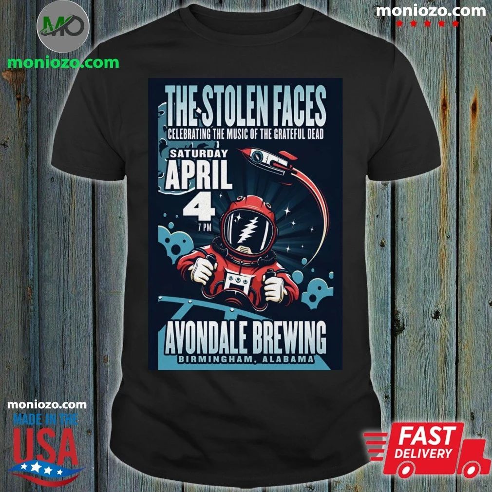 Original The Stolen Faces 4 4 2026 Birmingham AL Poster Shirt – Perfect Gift for Men & Women