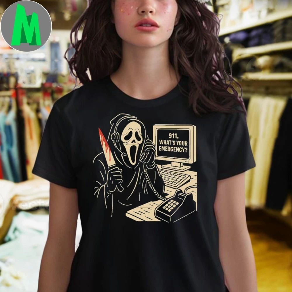 Ghostface 911 Call Halloween Shirt