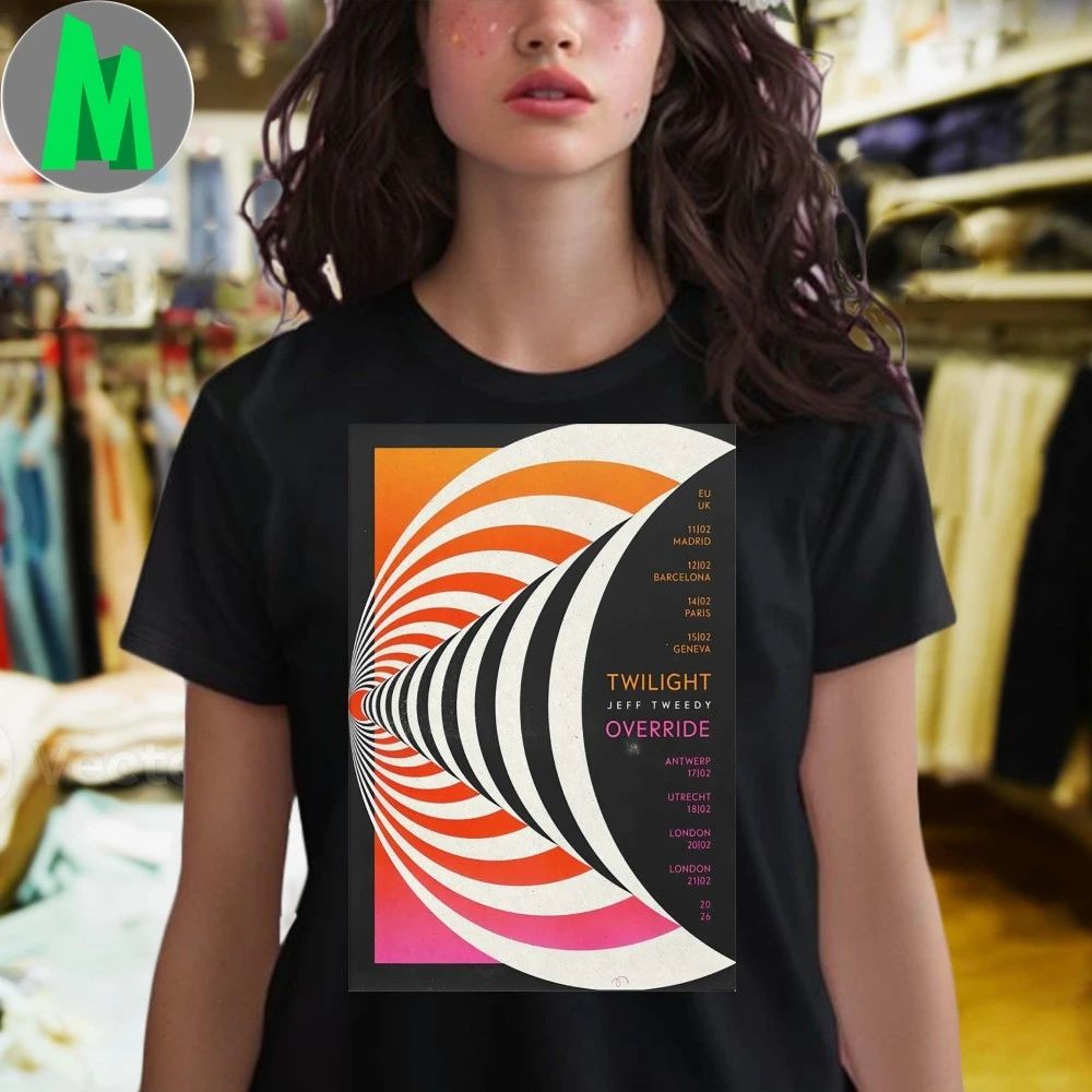 Original Jeff Tweedy Twilight Override Tour 2026 Poster Shirt