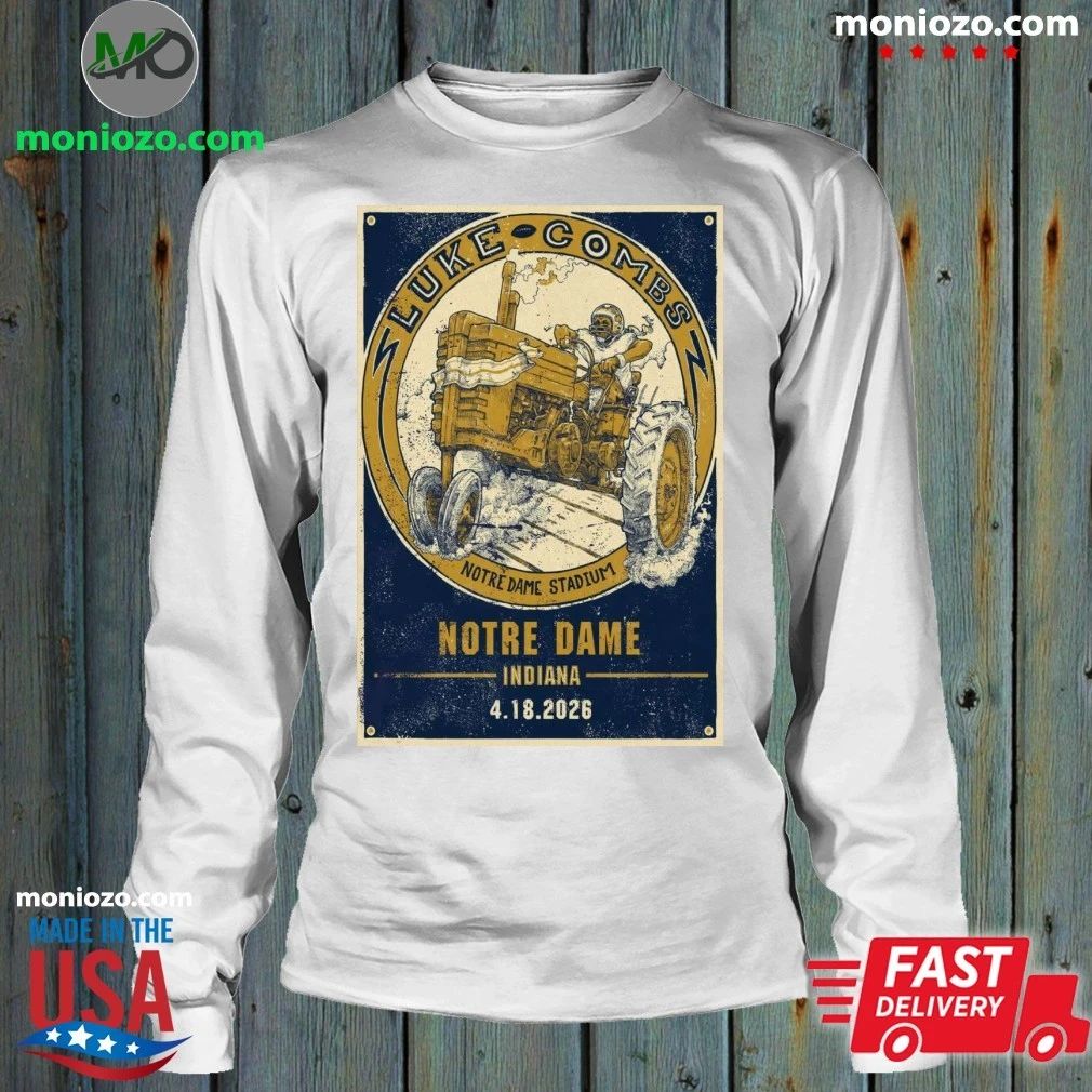 Luke Combs Notre Dame Stadium, South Bend IN April 18 2026 Poster Shirt