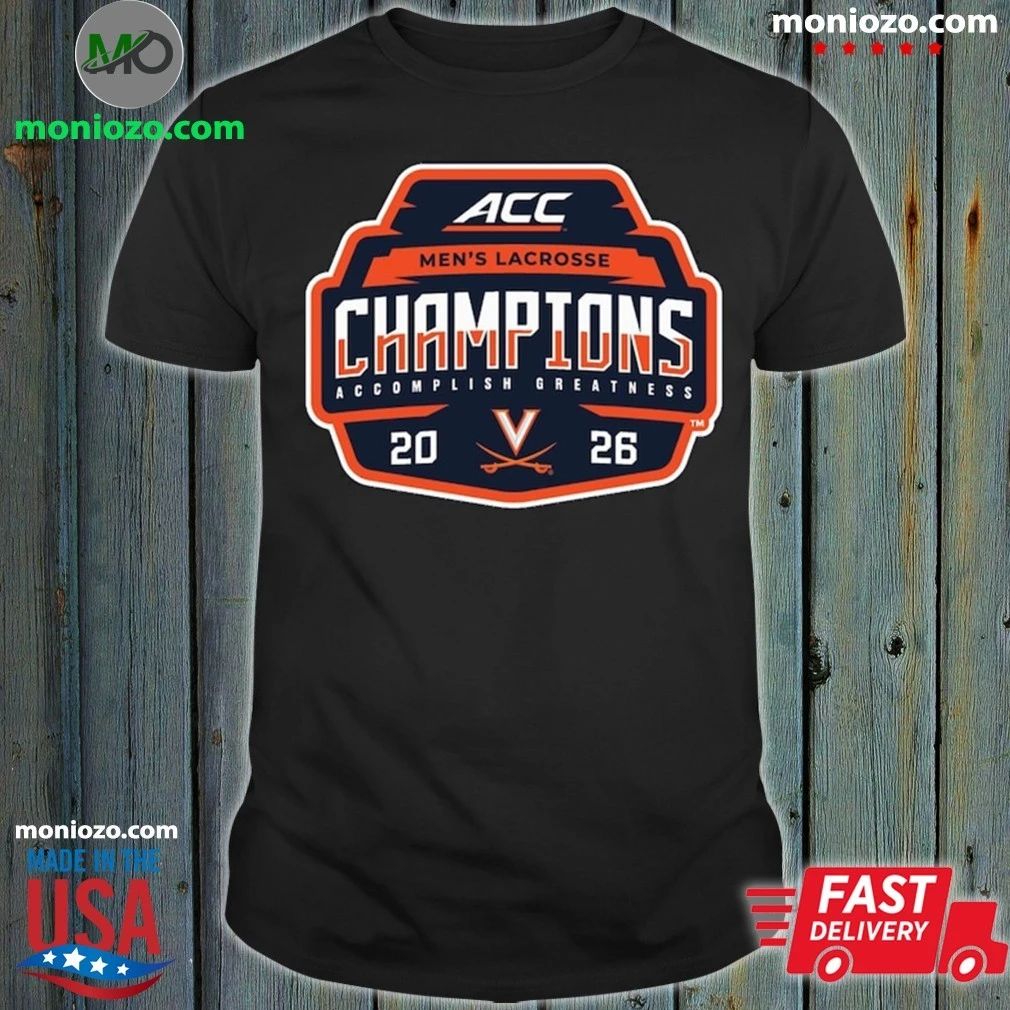 Virginia Cavaliers Blue 84 Unisex 2026 ACC Men’s Lacrosse Tournament Champions Locker Room Shirt