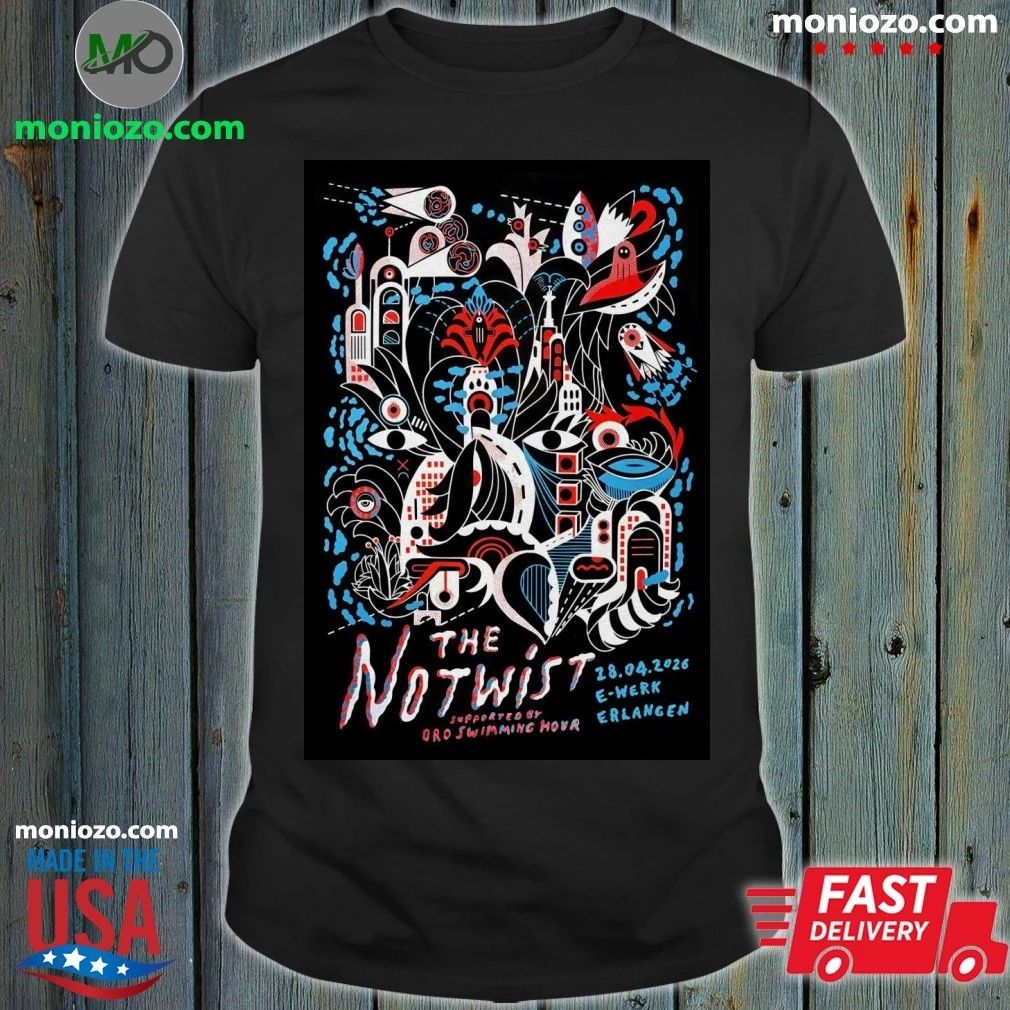 The Notwist Apr 28 2026 E-Werk Erlangen Show Poster T-Shirt