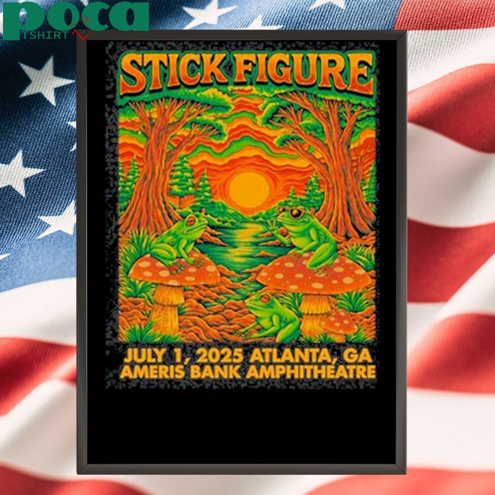 01 July 2025 Concert Atlanta, GA Stick Figure Shirt
