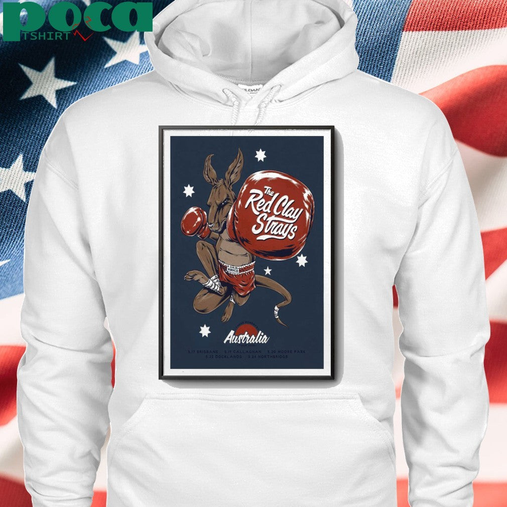 05 17 2025 Brisbane, Australia The Red Clay Strays Poster shirt