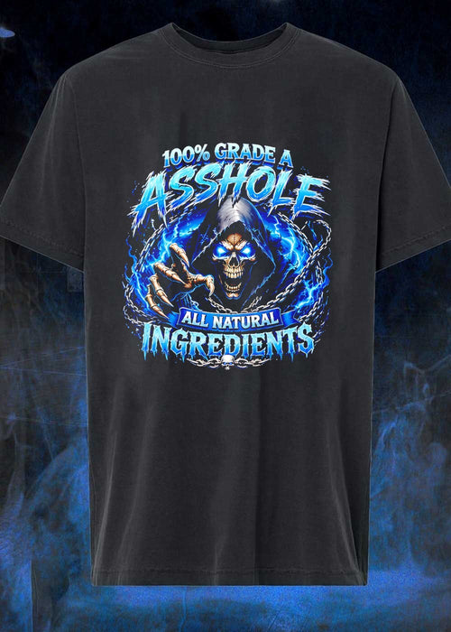 100′ Grade A Skull Grim Reaper Reaching Out All Natural Ingredients T-Shirt