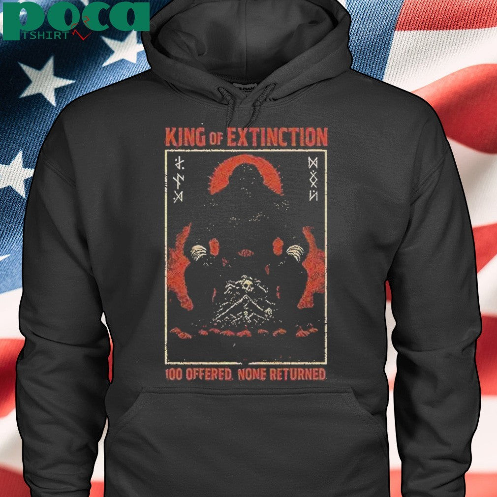 100 Men Vs Gorilla King Of Extinction Shirt