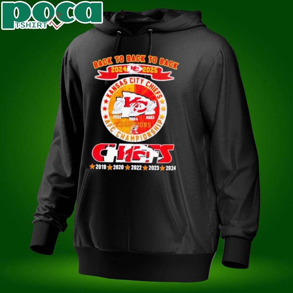 2024 2025 Kansas City Chiefs AFC Championship Champions logo shirt