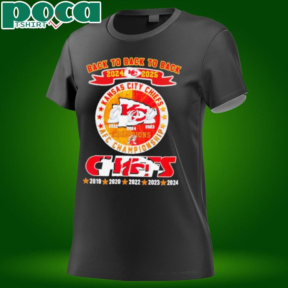 2024 2025 Kansas City Chiefs AFC Championship Champions logo shirt