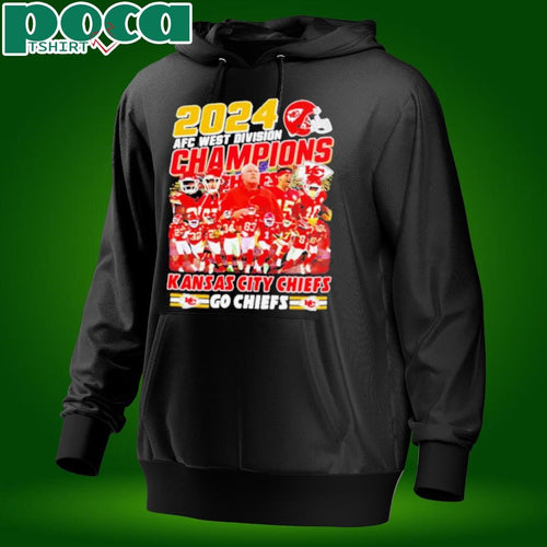 2024 AFC West Divisions Champions Kansas City Chiefs all team shirt