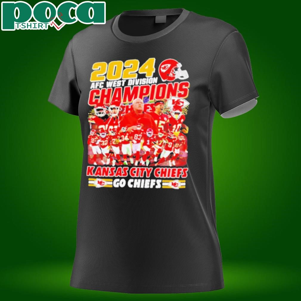 2024 AFC West Divisions Champions Kansas City Chiefs all team shirt