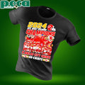 2024 AFC West Divisions Champions Kansas City Chiefs all team shirt