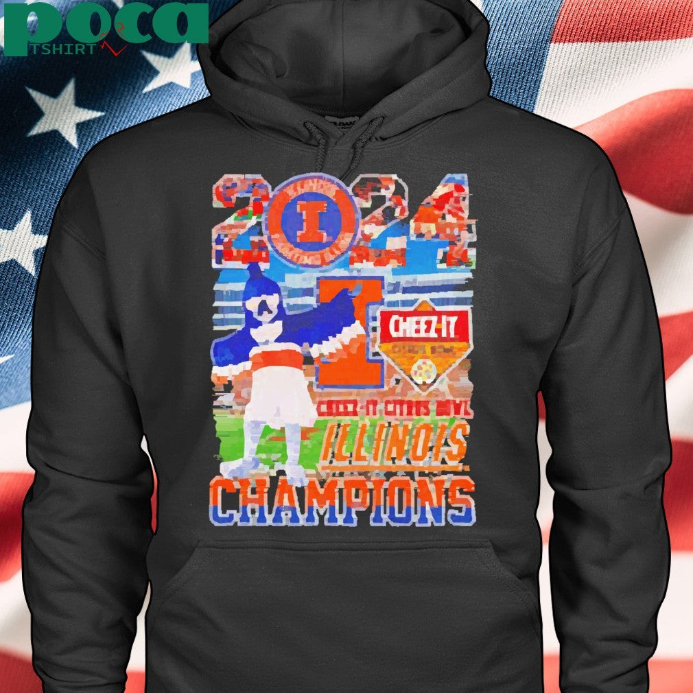2024 Cheez it Citrus Bowl Illinois Champions mascot shirt