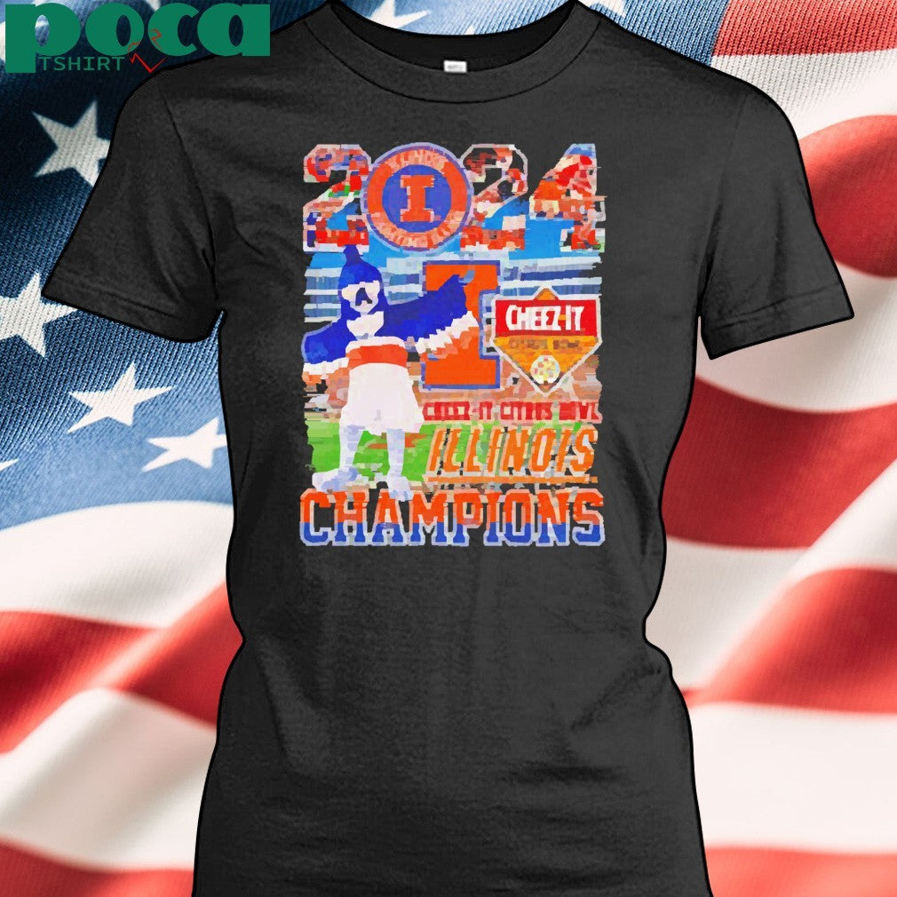 2024 Cheez it Citrus Bowl Illinois Champions mascot shirt