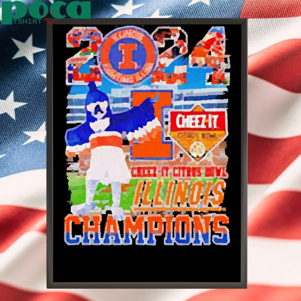 2024 Cheez it Citrus Bowl Illinois Champions mascot shirt