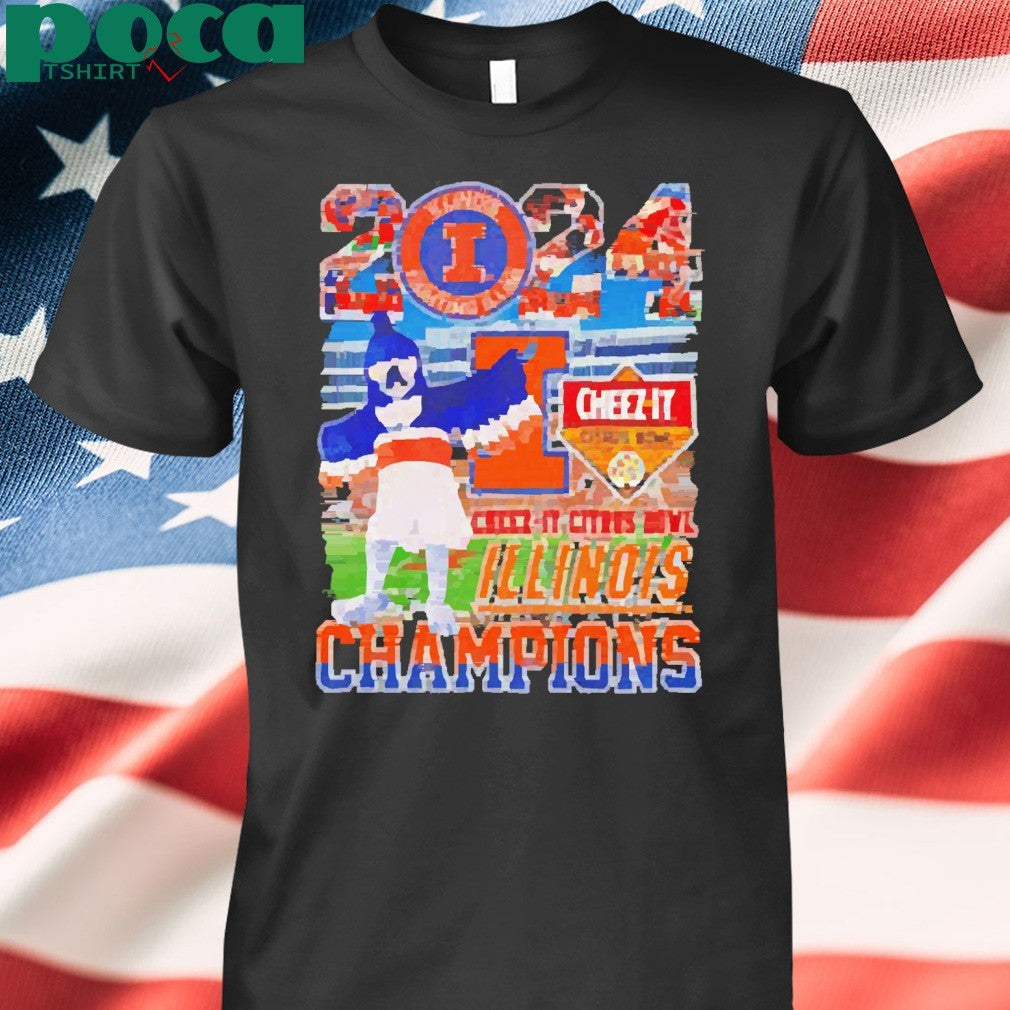 2024 Cheez it Citrus Bowl Illinois Champions mascot shirt